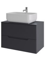 Товар: Orange Line тумба с раковиной подвесная 80 см, графит/белый арт-Li-80TugMDF+B03-600W - фото 6 Orange Line тумба с раковиной подвесная 80 см, графит/белый арт-Li-80TugMDF+B03-600W — фото 6, Тумбы с раковиной