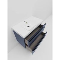 Тумба под раковину подвесная La Fenice Elba TWIN , синяя арт-FNC-01-ELB-BG-90-2 — фото 5, Тумбы под раковину