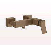 Смеситель для душа, Gessi, Rettangolo K, тип открывания воды-однорычажный, тип регулирования воды-керамический картридж, монтаж-настенный, отверстия для монтажа-2, цвет-Copper Brushed PVD арт-53031.708 — фото 2, Смеситель для душа