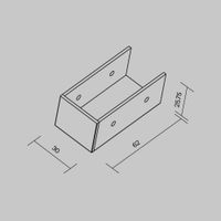 Комплектующие для профиля Outdoor арт-O-TR001-EC — фото 6, Комплектующие для освещения