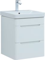 Товар: Тумба под раковину Aquanet София 50 белый глянец (2 ящика) 00274171 - фото 1 Тумба под раковину Aquanet София 50 белый глянец (2 ящика) 00274171 — фото 1, Тумбы под раковину