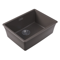 Мойка "Мадена" 500, серый шелк FS арт-22.510.D0500.307 — фото 1, Кухонные мойки