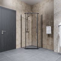 ДШ "Дека-Блэк", 90х90, пятиуг., (2 места) арт-Щ0000059783 — фото 9, Душевые уголки трапеция