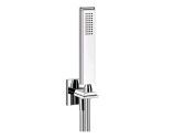 Душевой набор, Gessi, Eleganza, размер душевого диска, шгв,мм-45*15*209, форма лейки-прямоугольная, держатель для душа-есть, шланг-есть, длина шланга, мм-1500, шланговое подключение-есть, цвет-хром арт-46127.031 — фото 1, Шланговые подключения