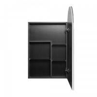 Зеркальный шкаф САНТА-БАРБАРА 60, правый, графит 1A286402CB82R — фото 3, Зеркальные шкафы в ванную