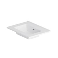 M7BWCC0602WG Sense, Раковина мебельная, керамическая, 60 см, встроенная, цвет: белый, глянец — фото 1, Раковины