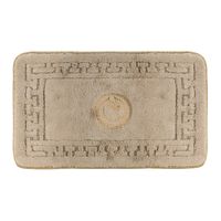 Коврик д/ванной комнаты 70х140 см., логотип АФИНА, капучино, окантовка золото 30785 — фото 1, Коврики для ванной комнаты