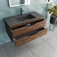 База под раковину Chiara 2D 1000 подвесная, 2 выкатных ящика soft-close, С.Oak арт-VMC-2C2100CO — фото 8, Тумбы под раковину