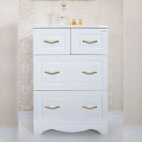 Комод для ванной Бриклаер АННА 65 см, белый 4627125411403 — фото 1, Комоды и тумбы для ванной комнаты