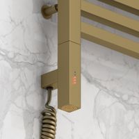 Полотенцесушитель электрический Сунержа Модус 3.0 800х400 МЭМ левый Матовое золото арт-032-5700-8040 — фото 2, Электрические полотенцесушители