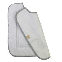 Коврик д/WC 60х60 см., вышивка логотип MIGLIORE, белый, окантовка серебро арт-31920 — фото 4, Коврики для ванной комнаты