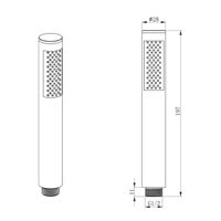 Лейка для гигиенического душа Raiber , хром арт-RP-20 — фото 2, Гигиенические души