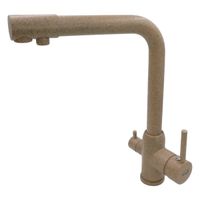 MILANO Смеситель д/кухни совмещенный с краном для питьевой воды, терракотовый камень 32663 — фото 1, Смесители для кухни