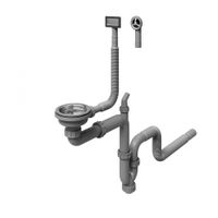 Арматура сливная MILACIO MCU.015.SS нержавеющая сталь — фото 1, Прочие комплектующие для слива и канализации