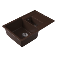 Мойка "Липси" 780_К, брауни 20.250.D0780.206 — фото 1, Кухонные мойки