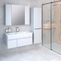 Тумба подвесная AXIOMA 100 /2 ящ/ AQUA DE MARCO 2100WGAXI/H — фото 8, Тумбы под раковину