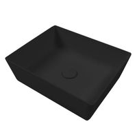Раковина HATRIA HAPPY HOUR накладная без отверстия без перелива цвет черный матовый арт-A0Y1VH02 — фото 1, Раковины накладные
