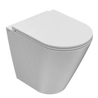 Унитаз GLOBO FORTY3 напольный приставной цвет белый арт-FO002BI — фото 1, Приставные унитазы