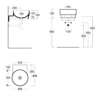 Раковина SIMAS PO-MO подвесная или накладная без отверстий цвет белый арт-PO05 — фото 4, Раковины накладные