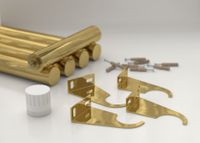 Отопительный радиатор Сунержа Эстет-1 EU50 левый 500х225 5 секций Золото арт-03-0310-5005 — фото 3, Радиаторы отопления