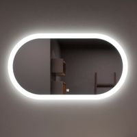 Зеркало с LED-подсветкой FLY (100*55) /AQUA DE MARCO Fly100/55 — фото 1, Зеркала в ванную комнату