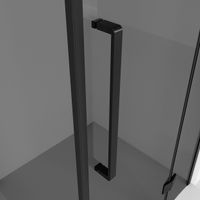 Товар: Душевое ограждение Niagara Nova NG-2831-34BLACK (90х90х195) квадрат,черный матовый,дверь распашная,стекло тонированное,1 место - фото 7 Душевое ограждение Niagara Nova NG-2831-34BLACK (90х90х195) квадрат,черный матовый,дверь распашная,стекло тонированное,1 место — фото 7, Квадратные душевые уголки