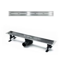 Товар: К-т водоотводящий желоб DP20-700 из нержавеющей стали + Декор. решетка SG20-700 арт-DP20700-SG20700 - фото 6 К-т водоотводящий желоб DP20-700 из нержавеющей стали + Декор. решетка SG20-700 арт-DP20700-SG20700 — фото 6, Душевые лотки