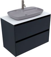 Тумба под раковину Allen Brau Activity 90 антрацит матовый/черный браш арт-1.34005.AM — фото 11, Тумбы под раковину