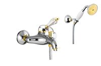 Смеситель для ванны Fiore IMPERIAL-SKY (SWAROVSKI®) , хром/золото арт-82CO5104 — фото 1, Смеситель для ванны