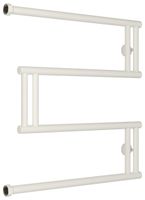 Полотенцесушитель водяной Сунержа High-Tech+ model "M" 600х600 Матовый белый арт-30-4050-6060 — фото 4, Водяные полотенцесушители