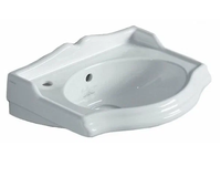 Раковина SIMAS ARCADE подвесная с одним отверстием справа со спинкой цвет белый AR035SX — фото 1, Раковины подвесные