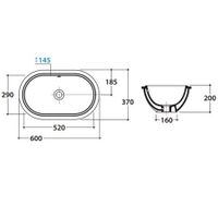 Раковина GLOBO FORTY3 под столешницу без отверстий цвет белый матовый SC043BO — фото 3, Раковины накладные