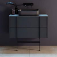 Тумба под раковину Allen Brau Reality 120 антрацит матовый арт-1.32008.AM — фото 2, Тумбы под раковину