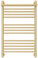 Полотенцесушитель водяной Сунержа Богема с полкой+ 800х500 Матовая шампань арт-022-0223-8050 — фото 1, Водяные полотенцесушители