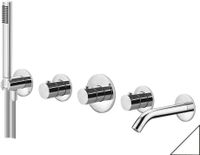 Смеситель для ванны с душем Paffoni Modular Box MDE001BO — фото 1, Смеситель для ванны