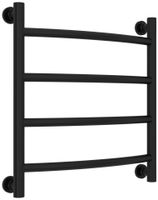 Полотенцесушитель водяной Сунержа Галант+ 500х500 Матовый чёрный арт-31-0200-5050 — фото 4, Водяные полотенцесушители