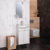 Товар: Зеркальный шкаф ELEGANSE 50 /хром/правый/ AQUA DE MARCO 1050CELE/R - фото 4 Зеркальный шкаф ELEGANSE 50 /хром/правый/ AQUA DE MARCO 1050CELE/R — фото 4, Зеркальные шкафы в ванную