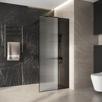 Товар: Душевая перегородка Niagara Nova (100х200) черный матовый,стекло рифленое/тонированное,1 место арт-NG-481-10FBLACK - фото 4 Душевая перегородка Niagara Nova (100х200) черный матовый,стекло рифленое/тонированное,1 место арт-NG-481-10FBLACK — фото 4, Душевые перегородки