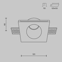 Товар: Встраиваемый светильник Technical DL001-1-01-W - фото 3 Встраиваемый светильник Technical DL001-1-01-W — фото 3, Точечные светильники