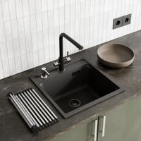 Арматура сливная MILACIO total black арт-MCU.015.TB — фото 3, Комплектующие для кухонных моек