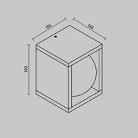 Настенный светильник (бра) Outdoor O483WL-L10GF3K — фото 8, Уличное освещение