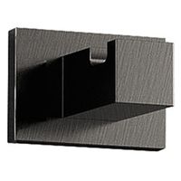 Крючок COLOMBO DESIGN LOOK одинарный цвет графит матовый арт-LC27.GM — фото 1, Крючки для полотенец