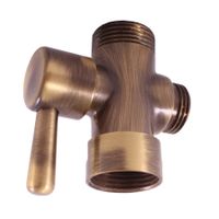 MD0629SM Переключатель керамический (головной душ/лейка) для душевой штанги, ЦВЕТ БРОНЗА — фото 1, Переключатели потоков