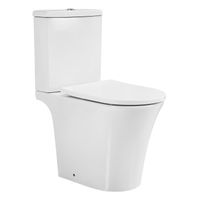 Унитаз-компакт Azario VISE 640х365х820 напольный, безободковый, в комплекте с быстросъемным сиденьем микролифт арт-AZ-1343BT — фото 13, Напольные унитазы