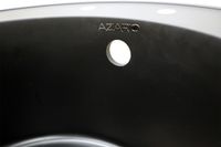 Кухонная мойка AZARIO Sivas 480х480х197 кварцевая, круглая, сифон в комплекте, цвет Черный арт-CS00097657 — фото 3, Кухонные мойки