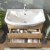 Тумба под раковину VIGO Wing 60 подвесная дуб золотой (tp.WIN.BAL.60.2Y дуб золотой) — фото 4, Тумбы под раковину