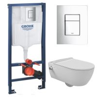 Товар: КОМПЛЕКТ Grohe + beWash: Инсталляция 38772001 Grohe Rapid SL + Melville Унитаз подвесной безободковый с форсункой биде со встроенным смесителем горячей и холодной воды с быстросъёмным сиденьем микролифт HRKA052N3VE0W5SZ0+AQ4019+VTMU11W5W5HS GRH772MELVE0 - фото 2 КОМПЛЕКТ Grohe + beWash: Инсталляция 38772001 Grohe Rapid SL + Melville Унитаз подвесной безободковый с форсункой биде со встроенным смесителем горячей и холодной воды с быстросъёмным сиденьем микролифт HRKA052N3VE0W5SZ0+AQ4019+VTMU11W5W5HS GRH772MELVE0 — фото 2, Комплекты унитаз + инсталляция