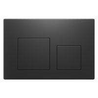 Клавиша смыва Terminus 82K24х16V, вороненая сталь — фото 1, Кнопки смыва