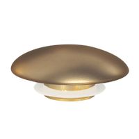 Накладка на слив для раковины ABBER AC0014MMG золото матовое, керамика — фото 2, Комплектующие для душевого оборудования