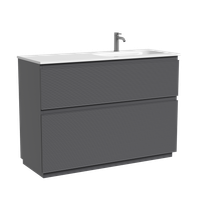 Тумба напольная SANCOS Folk Floor правая 1190х445х850, c двумя ящиками оснащенными доводчиками, Grey soft, арт.FL120FRGS — фото 5, Тумбы под раковину